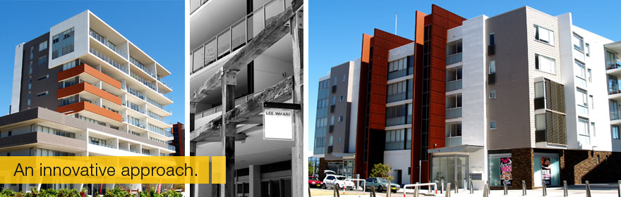 Lee Wharf aerial view